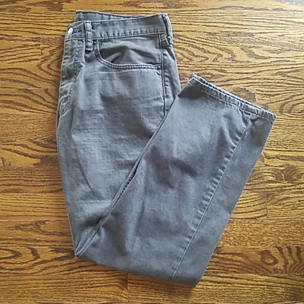 Men's Gray Levi's 505 Jeans
